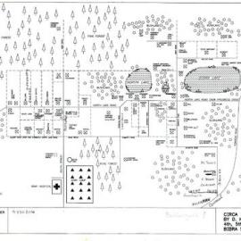 Mud map of Bibra Lake, 1940s