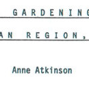 Anne Atkinson, Chinese Market Gardens, 1984 article