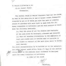 C. H. Warley, 1902 Plague Inspection