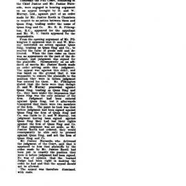 1909 - Judgement by Default