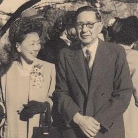 Fong Sydney and his third wife Ann