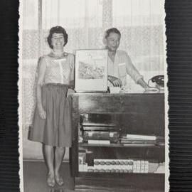 Goon Tam Hoy (and unidentified person) Hong Kong Restaurant - 1960s