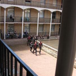 Titus Andronicus, 2014. Production photo. 1.1 Entrance.
