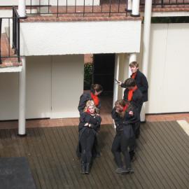 Titus Andronicus, 2014. Production photo. 5.2 Lugging the guts.