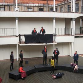 Titus Andronicus, 2014. Production photo. 5.3d Four down.