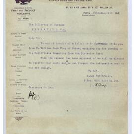 Wing Hing & Co. - letterhead 1928