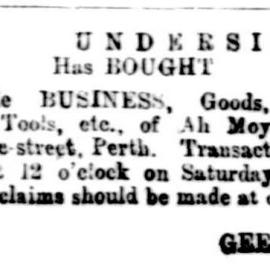 Ah Moy (1) sells cabinet maker business 1900