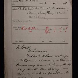 Chang Quong Ming 1898-1088