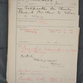 Charles Lowe & Peter Wong Chew 1900-1079