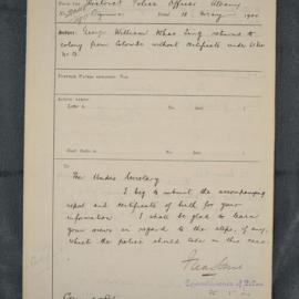 George William Whar Sing 1900-1003