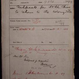 Ho Ah Chin 1899-2097