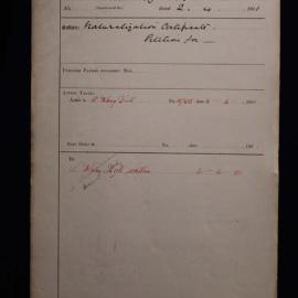 Samuel Wong Dick 1901-0738