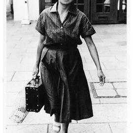 Ah Tai Hoy c1960 with banking suitcase