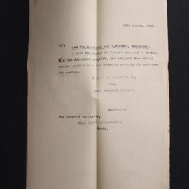 SRO File 'Lee Fay and Frank Vincent - Case Stated'
