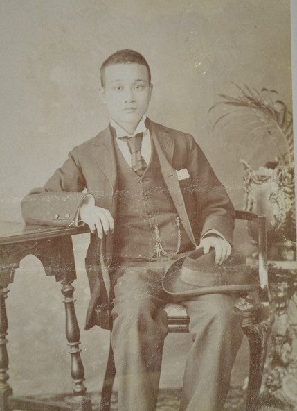 Foung Dou, pictured around the age of 19 in 1901 (source: State Records Office, S675, Cons 752, 1901/0756).