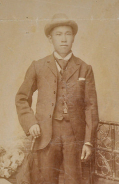 Fong Ching, pictured around the age of 31 in 1900 (source: State Records Office, S675, Cons 527, 1900/0997).