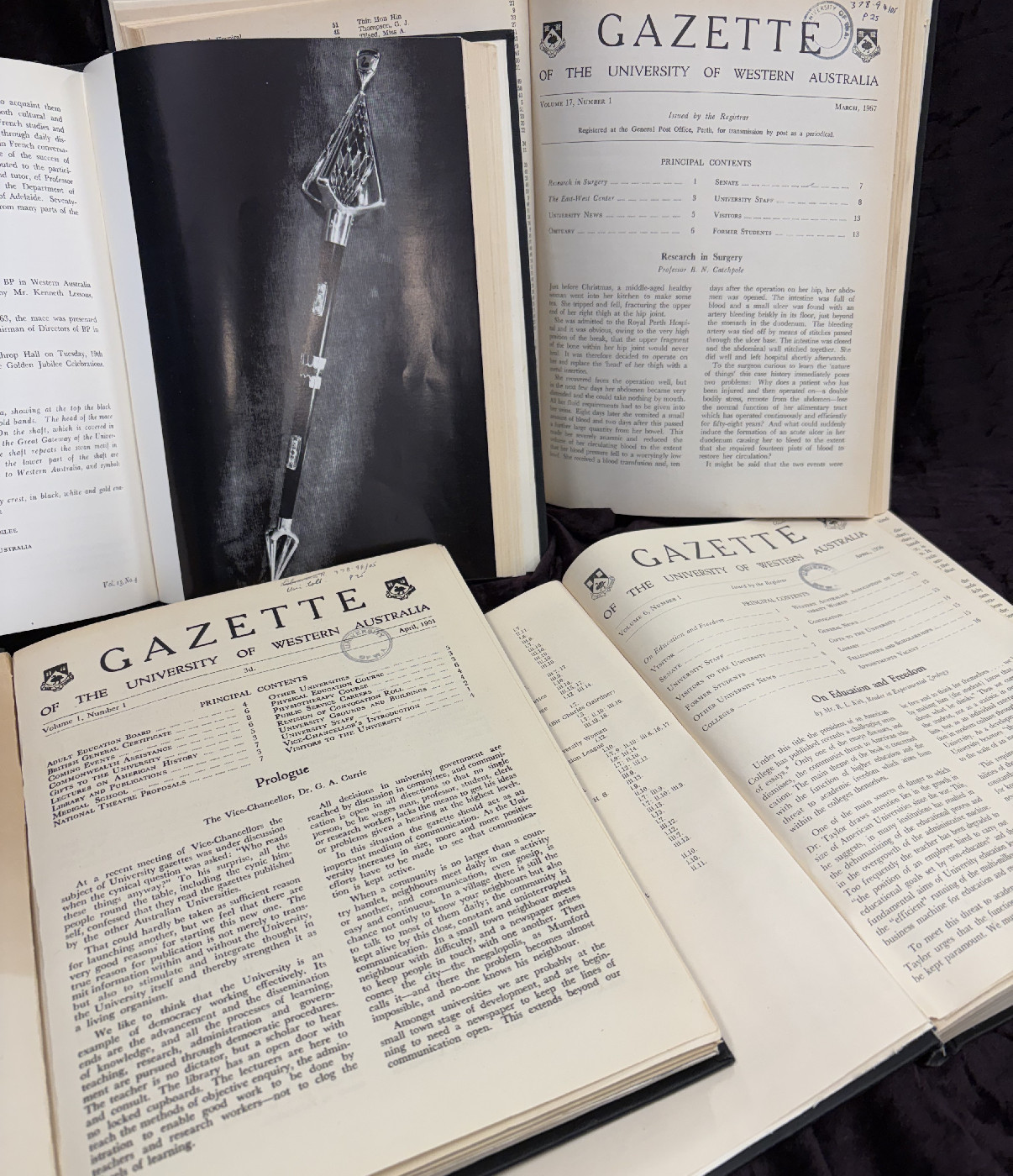 Gazette of the University of Western Australia 1951 - 1969