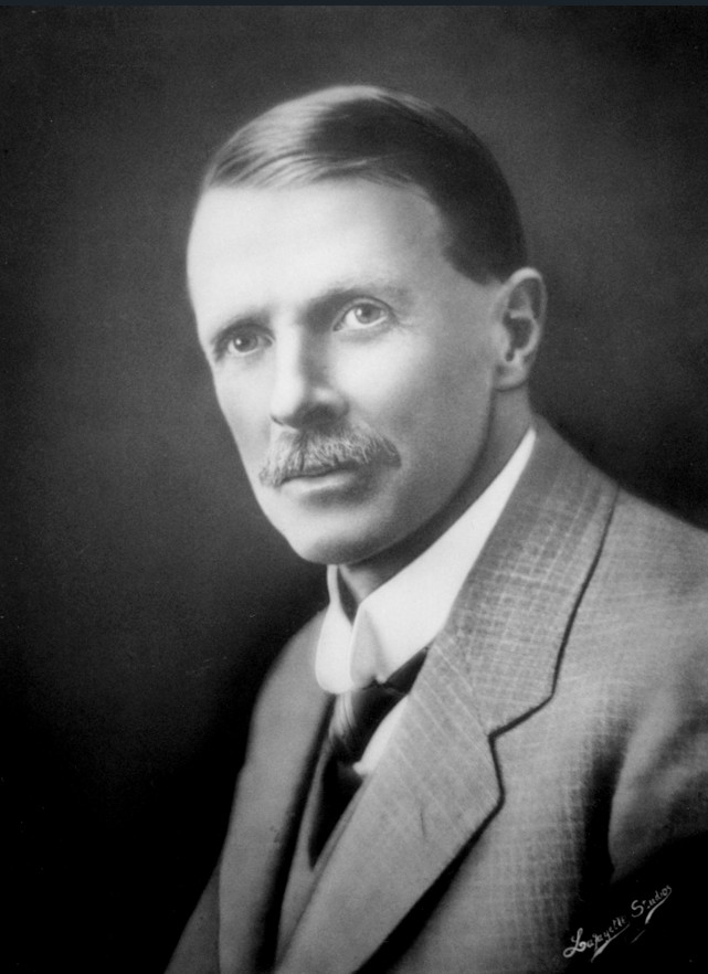 3412P - Formal studio portrait photograph of Professor Hubert Edwin Whitfeld
