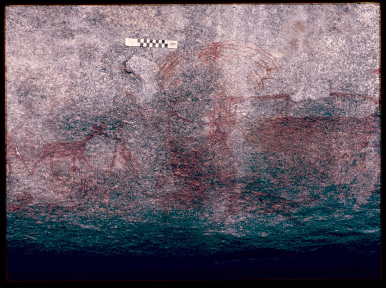 Main panel at Lushale, photographed by Peter Genge in September 1987.
