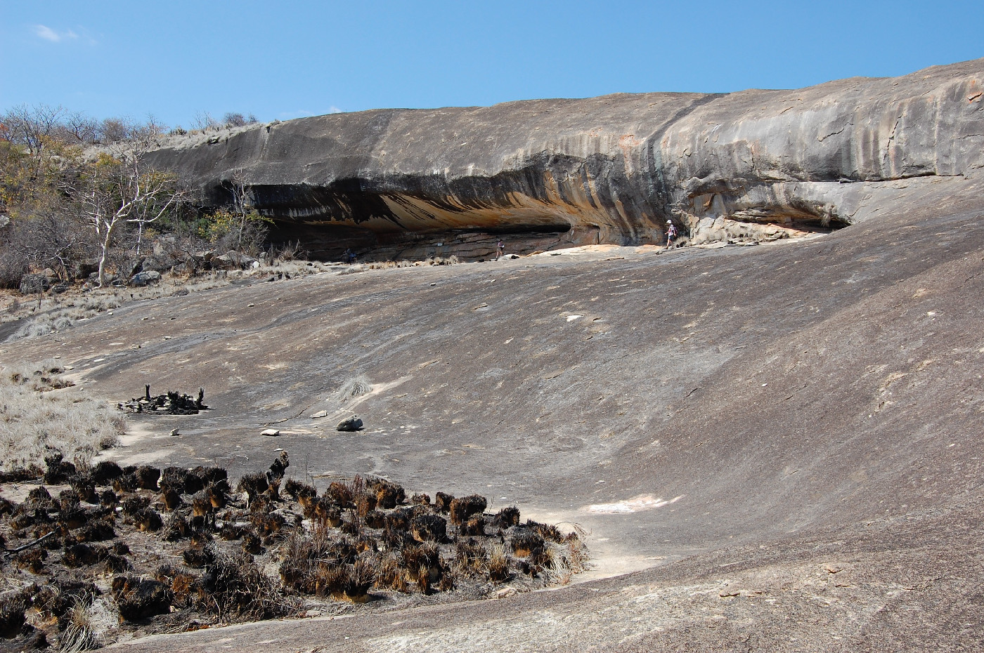 View of Manemba from below (photograph by Rob Burrett in 2009)