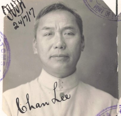 Chan Lee aged 50 in 1917 from his CEDT paperwork (source: NAA: K1145, 1917/96)