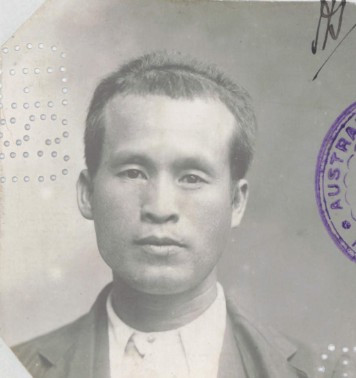 Chun Kit aged 36 in 1909 from his CEDT paperwork (source: NAA: K1145, 1909/40)