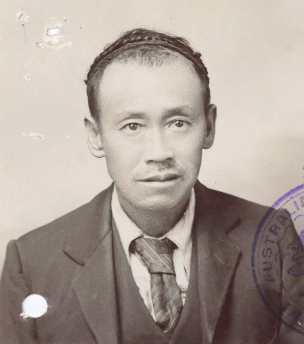 Hop Wah Charley aged 40 in 1904 from his CoD paperwork (source: NAA: K1145, 1904/18) 