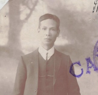 Kai Man aged 41 in 1909 from his CEDT paperwork (source: NAA: K1145, 1909/41)