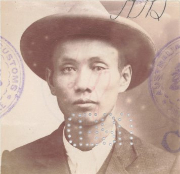 Ki Gem aged 47 in 1908 from his CEDT paperwork (source: NAA: K1145, 1908/122A)