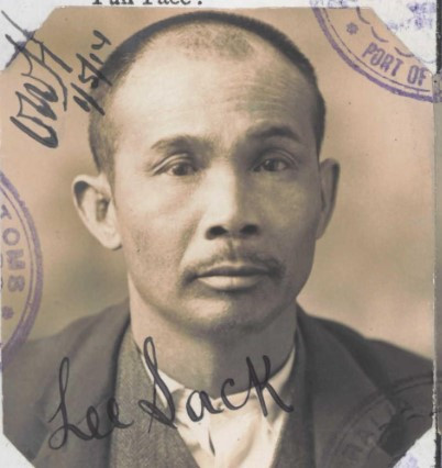 Lee Sack aged 43 in 1914 from his CEDT paperwork (source: NAA: K1145, 1914/111)