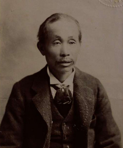 Lim Fong, on his Certificate to Return to the Colony, upon his arrival in Albany 1899 (source: State Records Office, S1808, Cons 349, item 09).