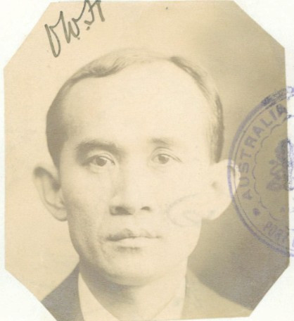 Low Ton aged 41 in 1913 from his CEDT paperwork (source: NAA: K1145, 1913/98)