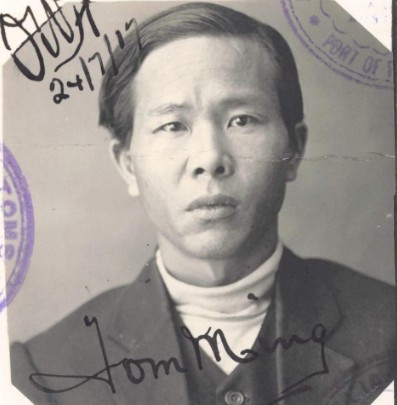 Ming Tom (2) aged 39 in 1917 from his CEDT paperwork (source: NAA: K1145, 1917/98) 