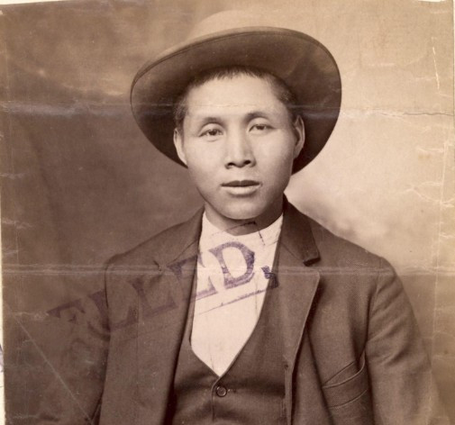 Mong Loo aged 32 in 1902 from his CoD paperwork (source: NAA: K1145, 1902/41)