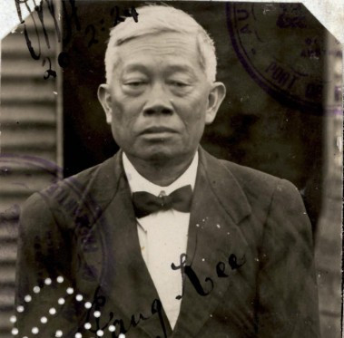 Pang Kee aged 54 in 1924 from his CEDT paperwork (source: NAA: K1145, 1924/34)