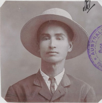 Pang Shing aged 38 in 1909 from his CEDT paperwork (source: NAA: K1145, 1909/34)