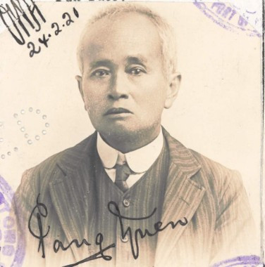 Ping Yuen (aka Pang Yuen) aged 53 in 1921 from his CEDT paperwork (source: NAA: K1145, 1921/42)