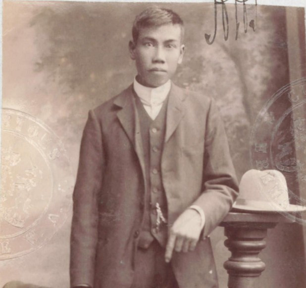 Shack Louey aged 27 in 1907 from his CEDT paperwork (source: NAA: K1145, 1907/177)