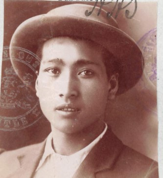 Shee Shang (aka Shan) aged 30 in 1906 from his CEDT paperwork (source: NAA: K1145, 1906/74)