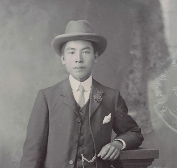 Sing Jim aged 25 in 1908 from his CEDT paperwork (source: NAA: K1145, 1908/40)