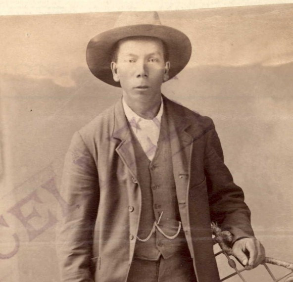 Photograph of Sing Tong in 1902 from his CoD paperwork (source: NAA: K1145, 1902/63)