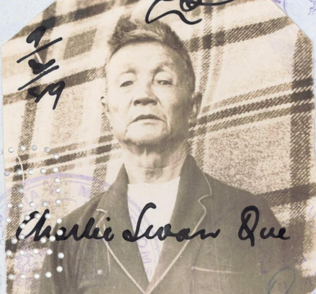 Soon Que aged 62 in 1929 from his CEDT paperwork (source: NAA: K1145, 1929/20)