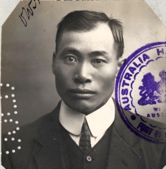 Sun Shing aged 37 in 1912 from his CEDT paperwork (source: NAA: K1145, 1912/5) 