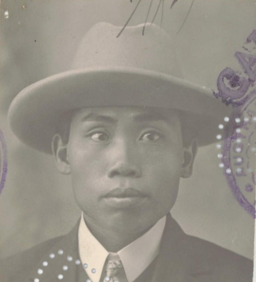 Tep He aged 27 in 1909 from his CEDT paperwork (source: NAA: K1145, 1909/161)