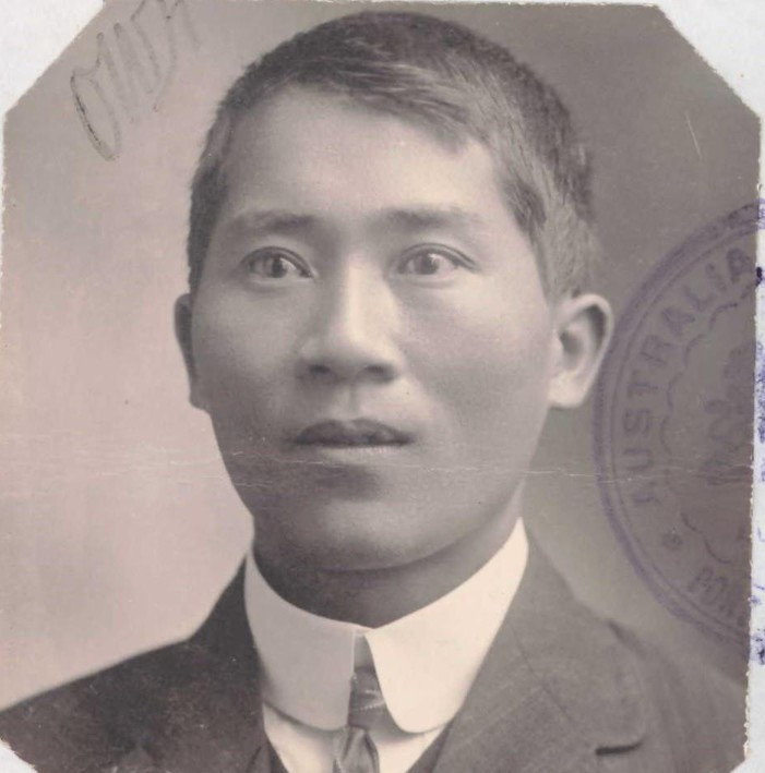 Tom Goon aged 35 in 1913 from his CEDT paperwork (source: NAA: K1145, 1913/182)