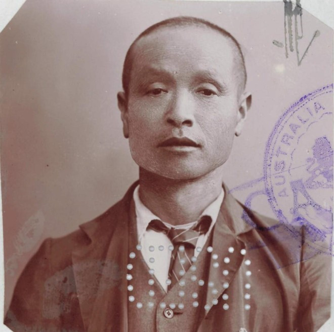 Tye Sang aged 47 in 1909 from his CEDT paperwork (source: NAA: K1145, 1909/44)