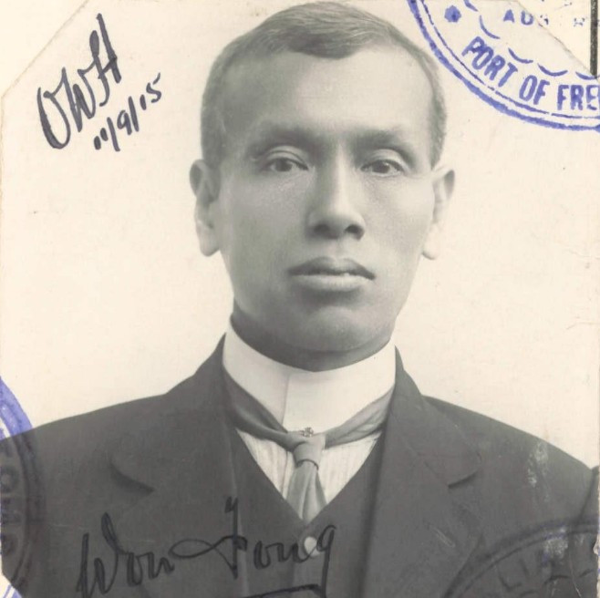 Won Fong aged 49 in 1915 from his CEDT paperwork (source: NAA: K1145, 1915/142)