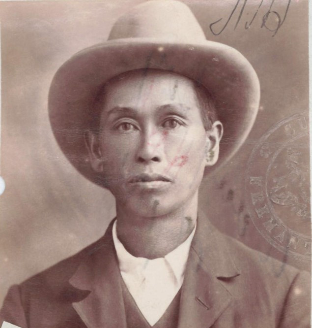 Wong Toy (2) aged 38 in 1908 from his CEDT paperwork (source: NAA: K1145, 1908/52)