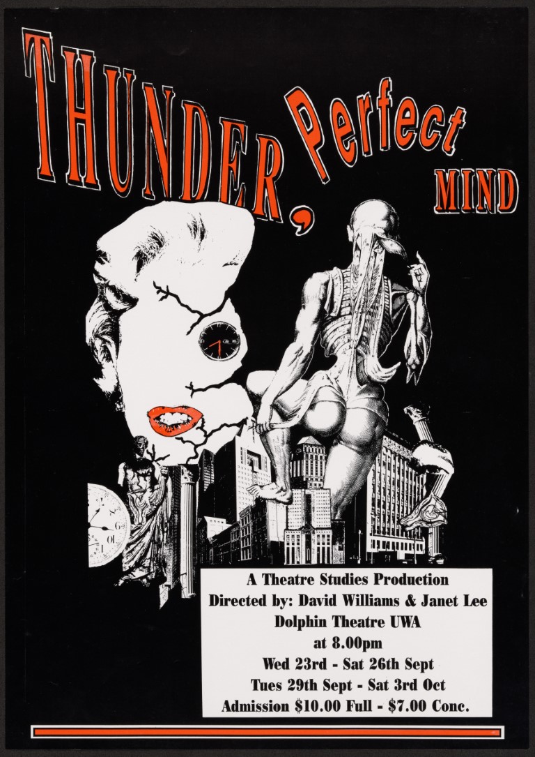 Thunder, perfect mind, 1992. Poster