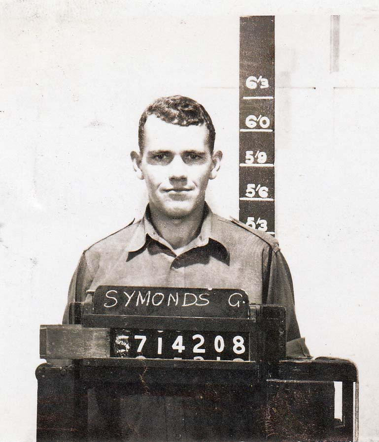 1966 (February) GR Symonds - day of enlistment - Photograph courtesy of UWAHS